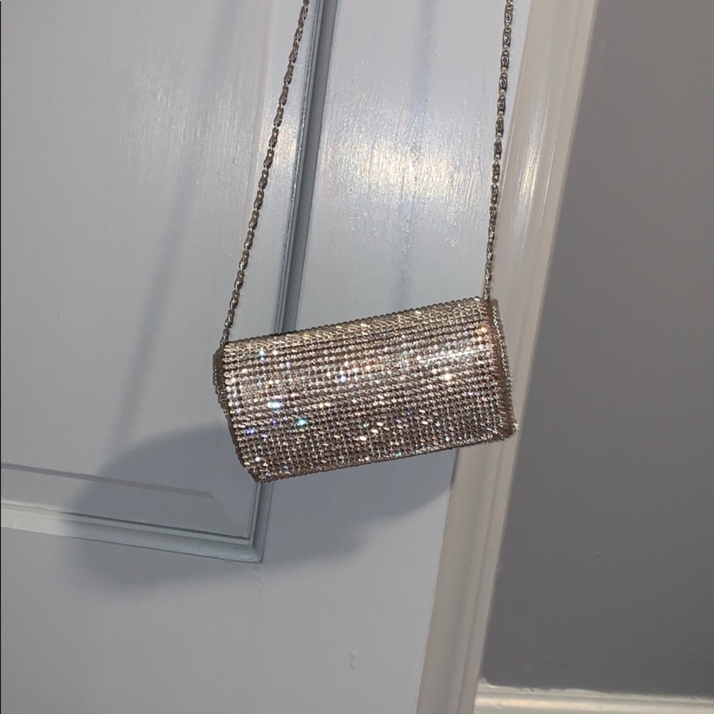 Small bedazzled Clutch